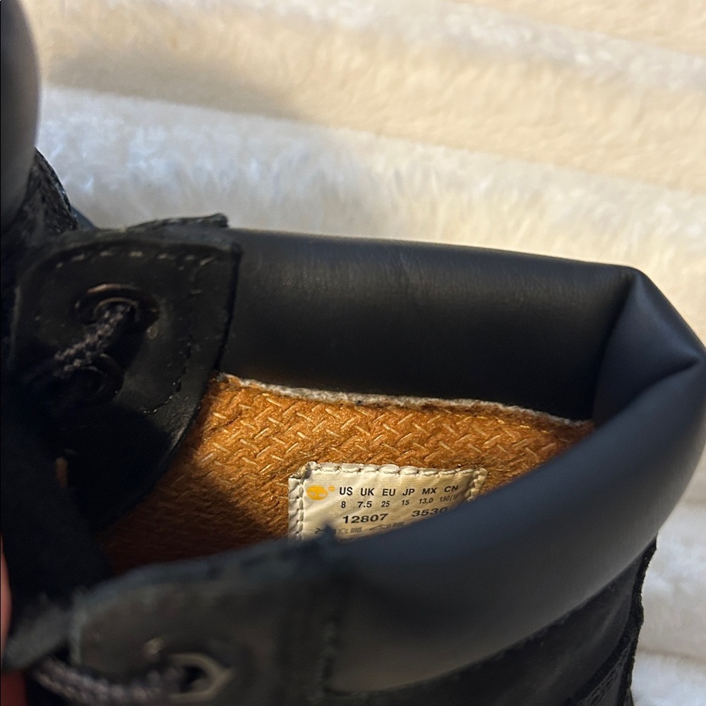 Timberland Black Kids Boots - Picture 7 of 14